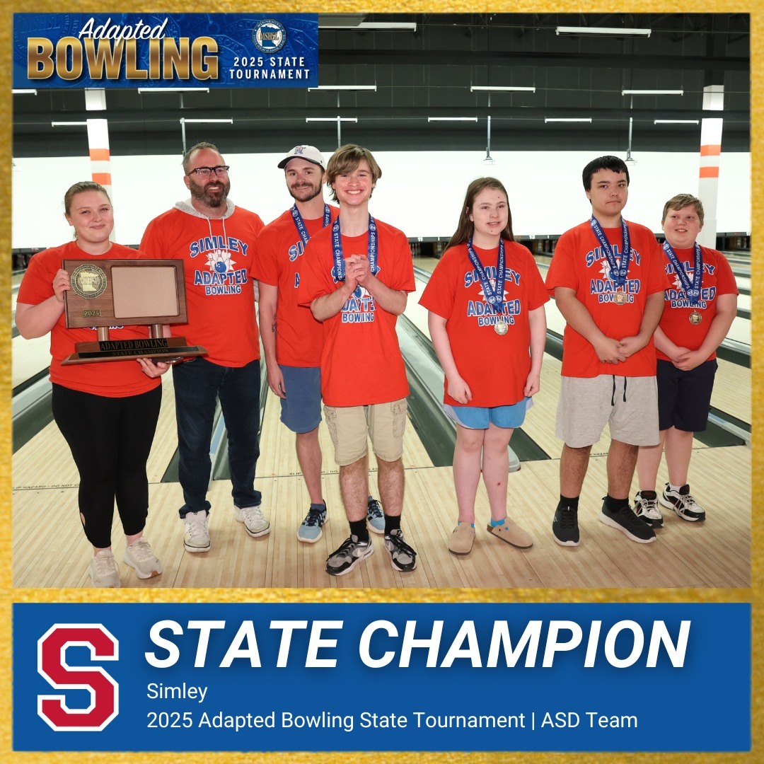 2025 A.S.D. Adapted Bowling State Team Champions: Simley H.S.